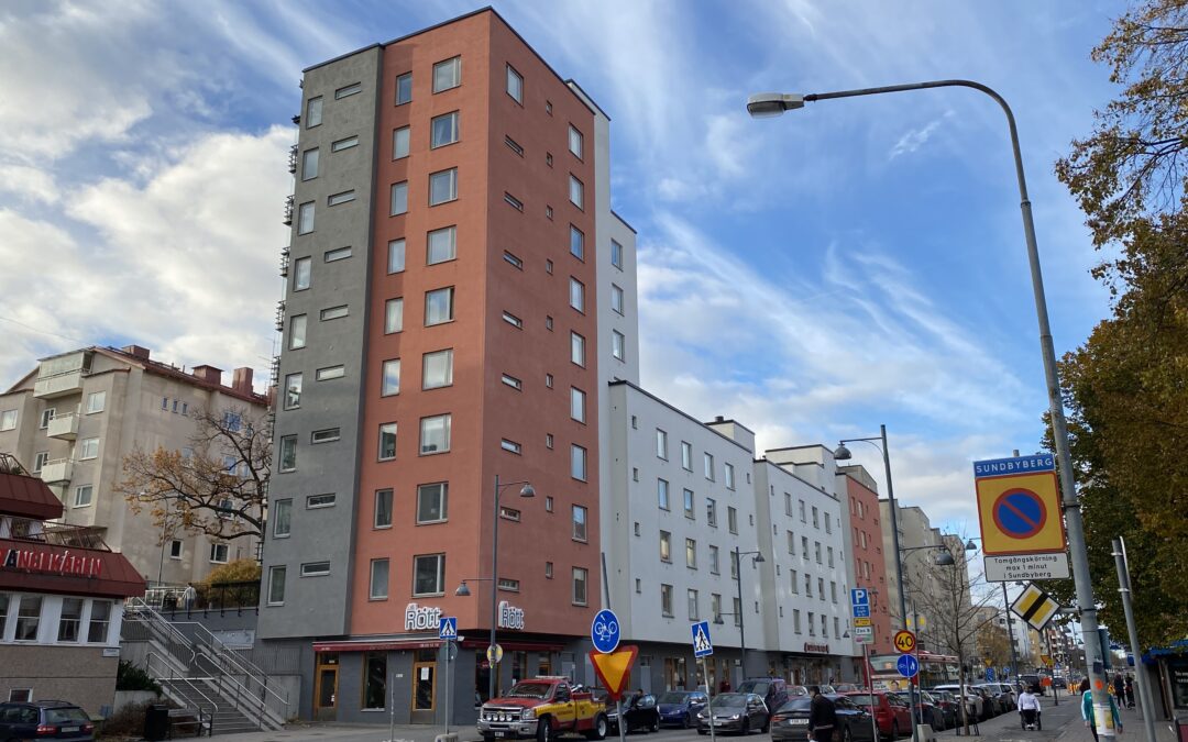 Jägaren i Sundbyberg – nybyggnad 47 bostadsrättslägenheter och lokaler och garage.